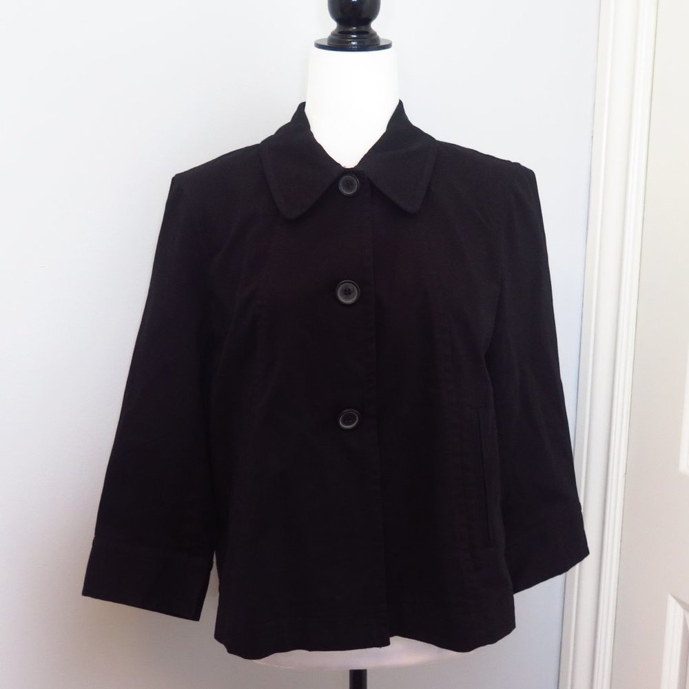 Classic Black Pea Coat